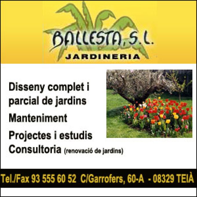 Jardineria Ballesta Teià Jardiners