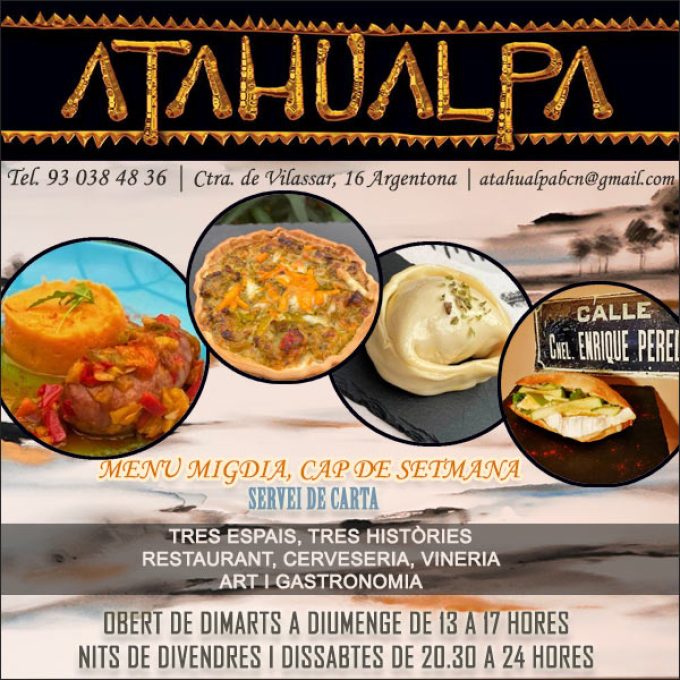 Argentona Menú Restaurant Atahualpa