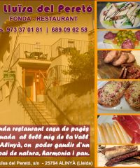 Alinyà Lleida Restaurant Fonda Lluïsa Peretó