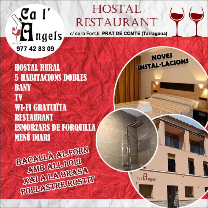 Prat de Compte Hostal Restaurant Calàngels