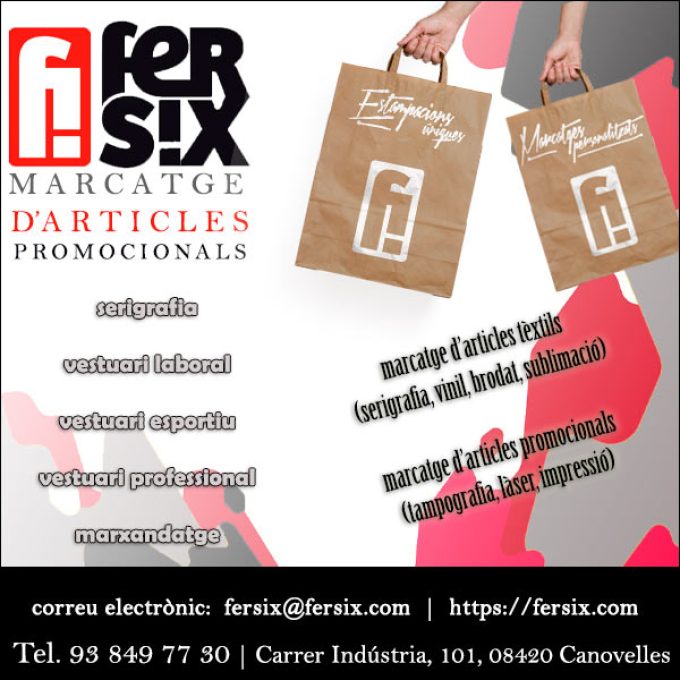 Granollers Fersix Serigrafia Marcatge Tèxtil