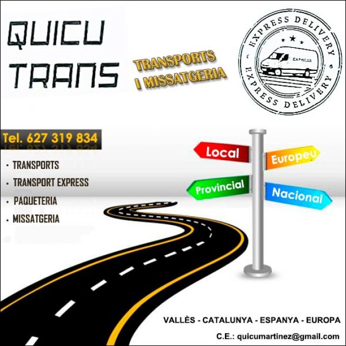 Vallès Oriental Transports Missatgeria Quicu Trans