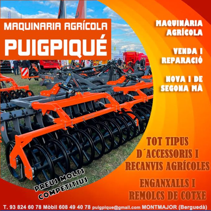 Berguedà Montmajor Maquinària Agrícola Puigpiqué