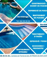 Premià Maresme Construcció Reparació Piscines Servhidraga