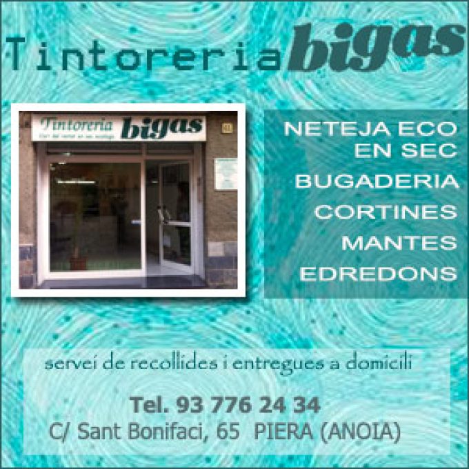 Piera Tintoreria Bugaderia Bigas