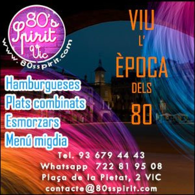 Vic Bar Restaurant Hamburgueses 80s Spirit