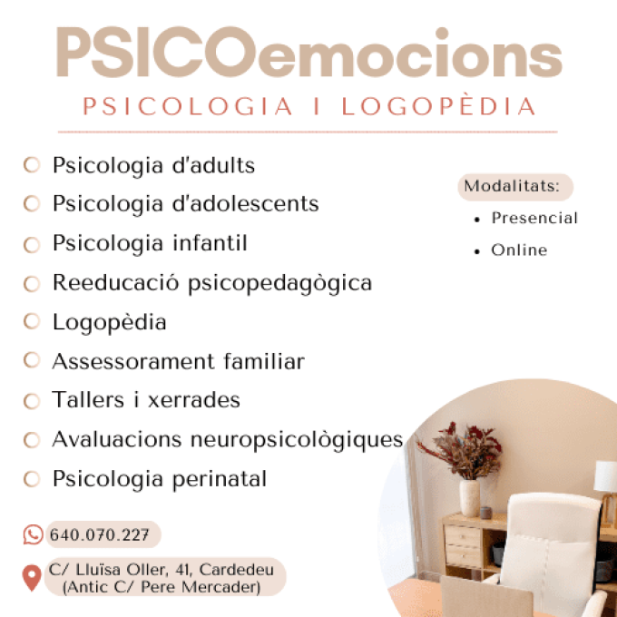 Psicologia i Logopèdia Psicoemocions Cardedeu