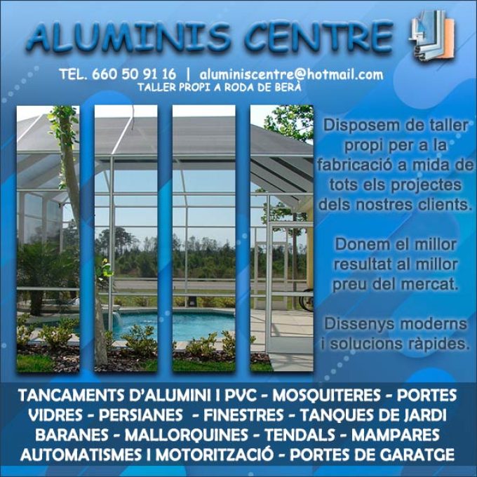 Roda  Berà Alumini Pvc Aluminis Centre