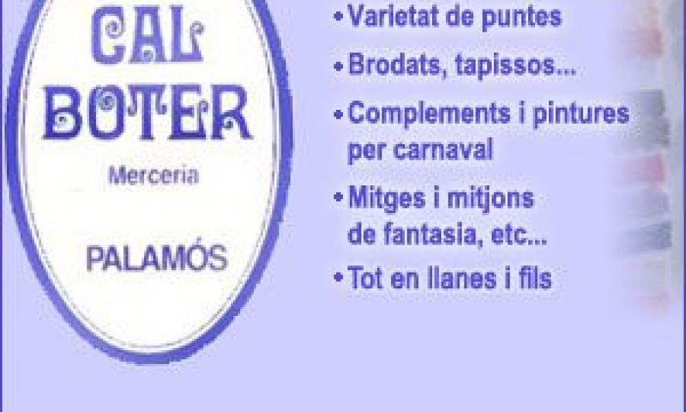 Merceria Cal Boter Palamós