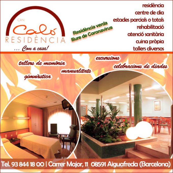 Aiguafreda Barcelona Residència Geriàtrica Can Caló