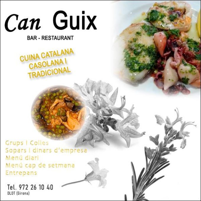 Olot Restaurant Tapes Can Guix