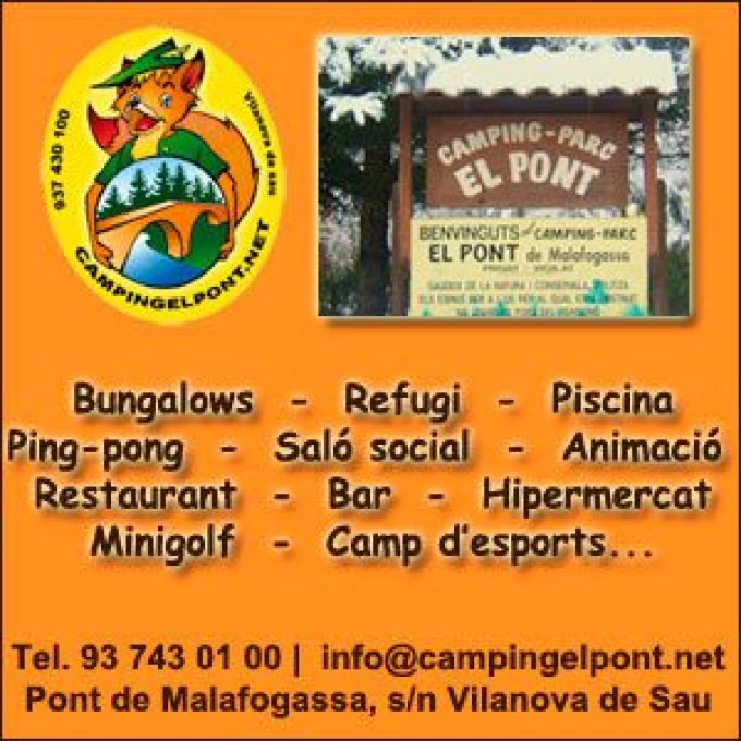 Càmping El Pont Vilanova de Sau