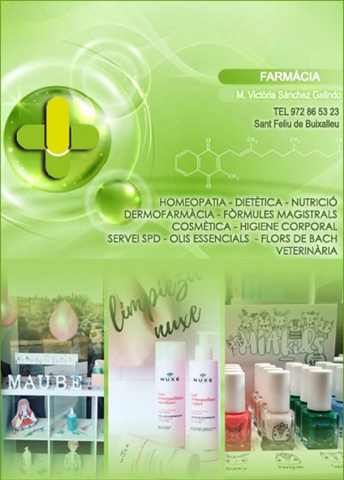 Sant Feliu Buixalleu Farmàcia MVictoria Sanchez