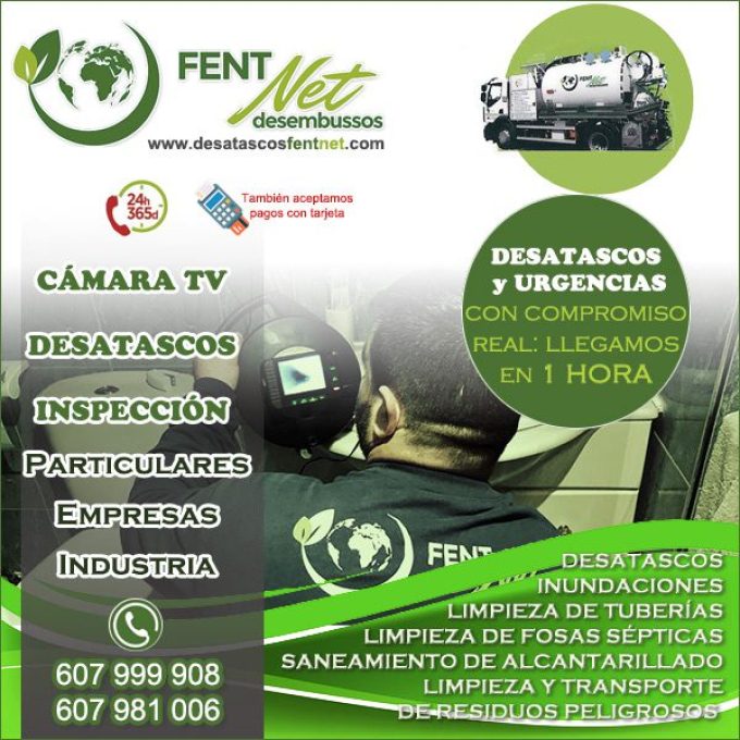 Desatascos Fent Net Castellar del Vallès Desembussos