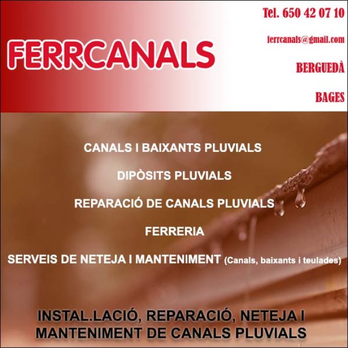 Berguedà Bages Ferrcanals