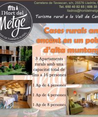 Allotjament Vall Cardós Hort Metge