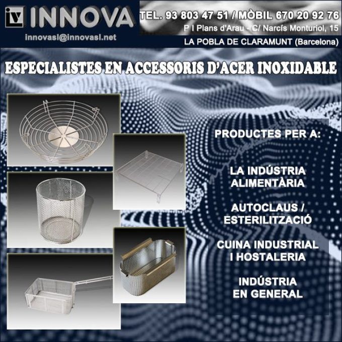 Accessoris Acer Inoxidable Pobla Claramunt Innova