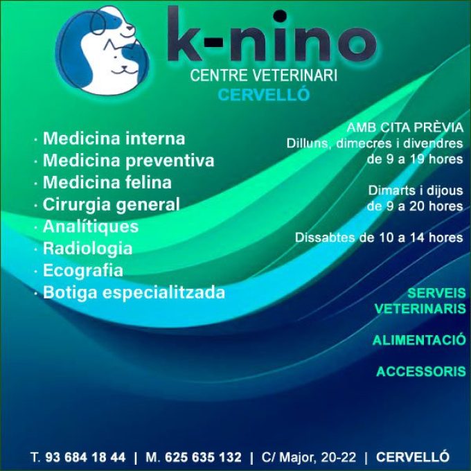 Cervelló Centre Veterinari Knino