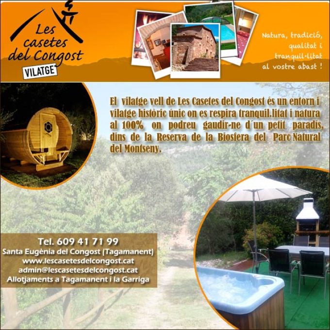 Tagamanent Turisme Rural Les Casetes del Congost