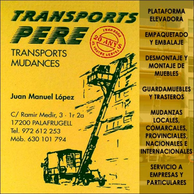 Mudances Pere Palafrugell