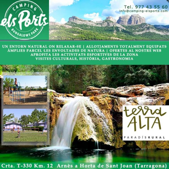 Horta Sant Joan Arnès Càmping els Ports