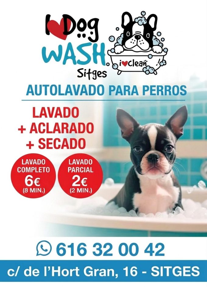 Sitges Autorentat Gossos I love Dog Wash