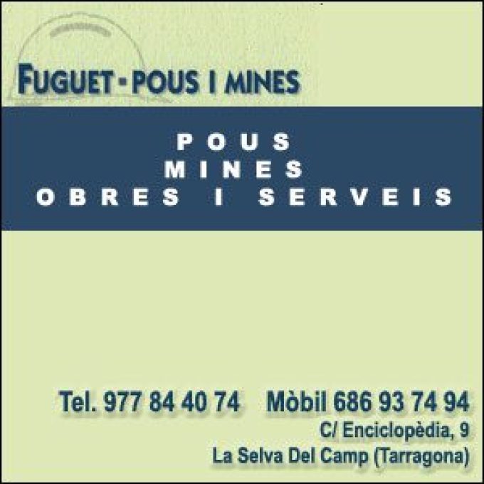 Fuguet Pous Mines Selva Camp