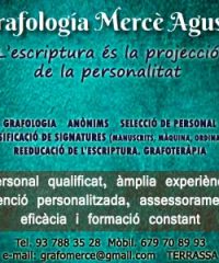 Grafologia Terrassa Mercè Agustí