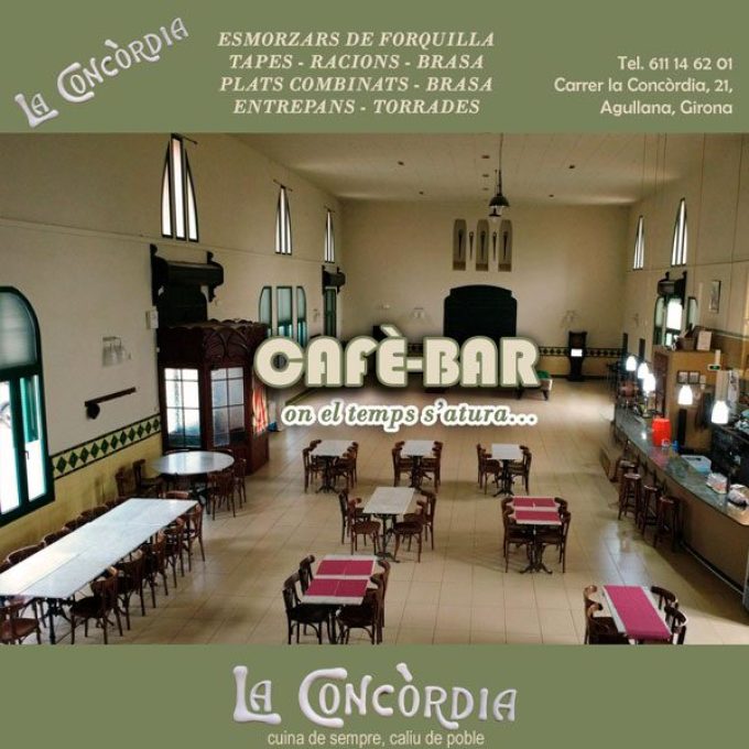 Agullana Cafè Bar la Concòrdia