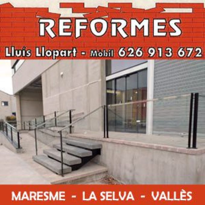 Reformes Lluís Llopart Tordera