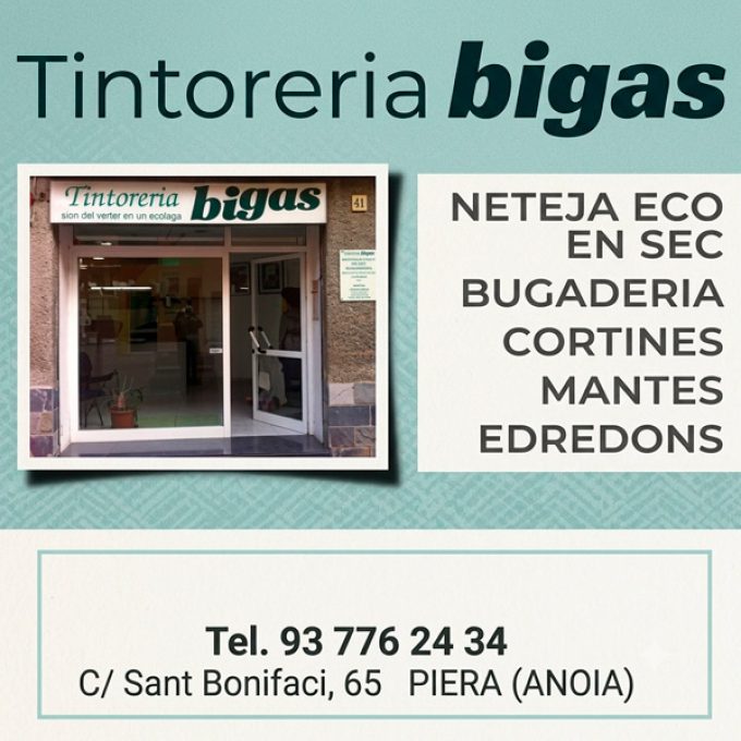 Piera Tintoreria Bugaderia Bigas