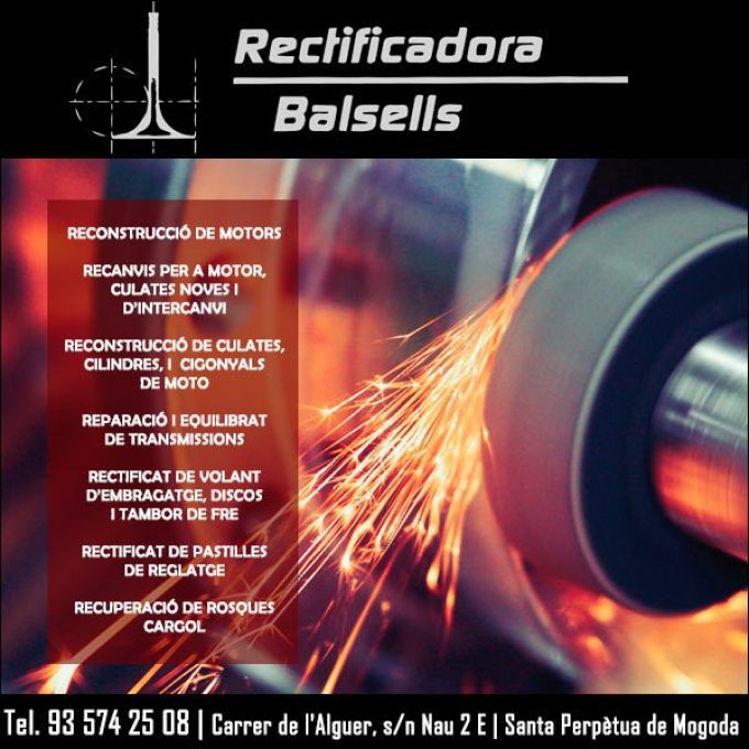 Santa Perpètua Rectificat Motors Rectificadora Balsells