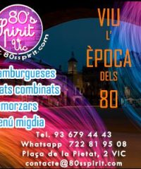 Vic Bar Restaurant Hamburgueses 80s Spirit