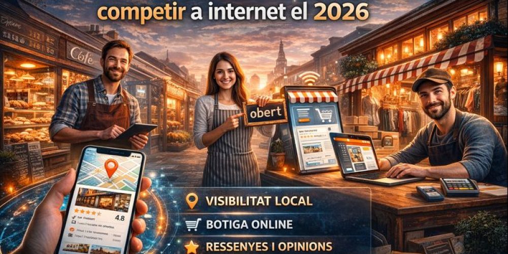 Com els petits comerços poden competir a internet el 2026