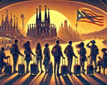 Joves catalans cap a la migració