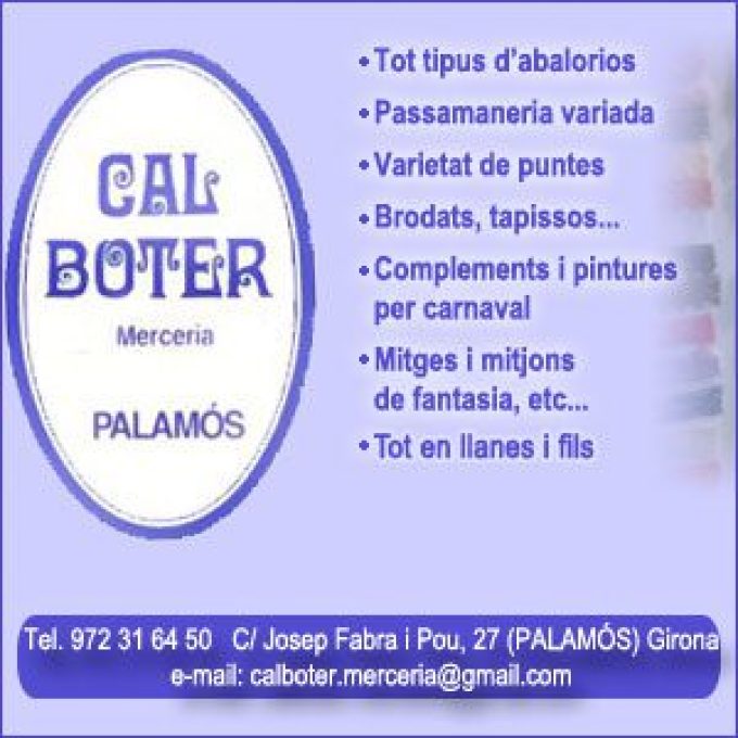 Merceria Cal Boter Palamós