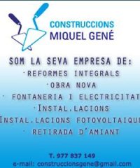 Construccions Reformes Miquel Gené Montroig Camp