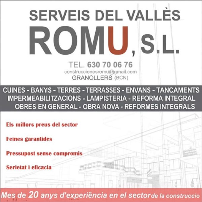Granollers Reformes Integrals Construccions Romu